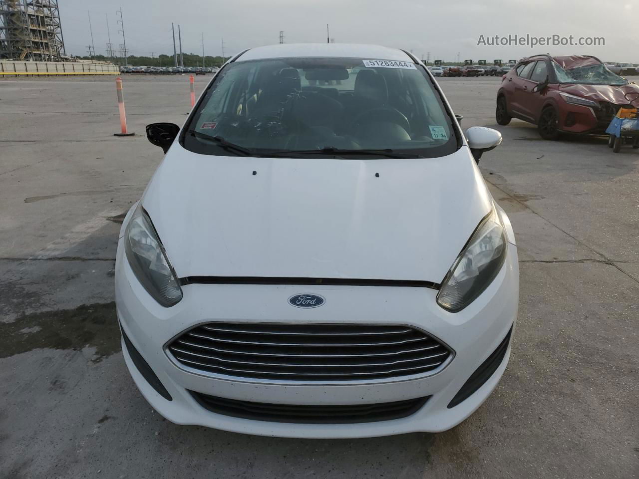 2015 Ford Fiesta Se White vin: 3FADP4EJ3FM111272