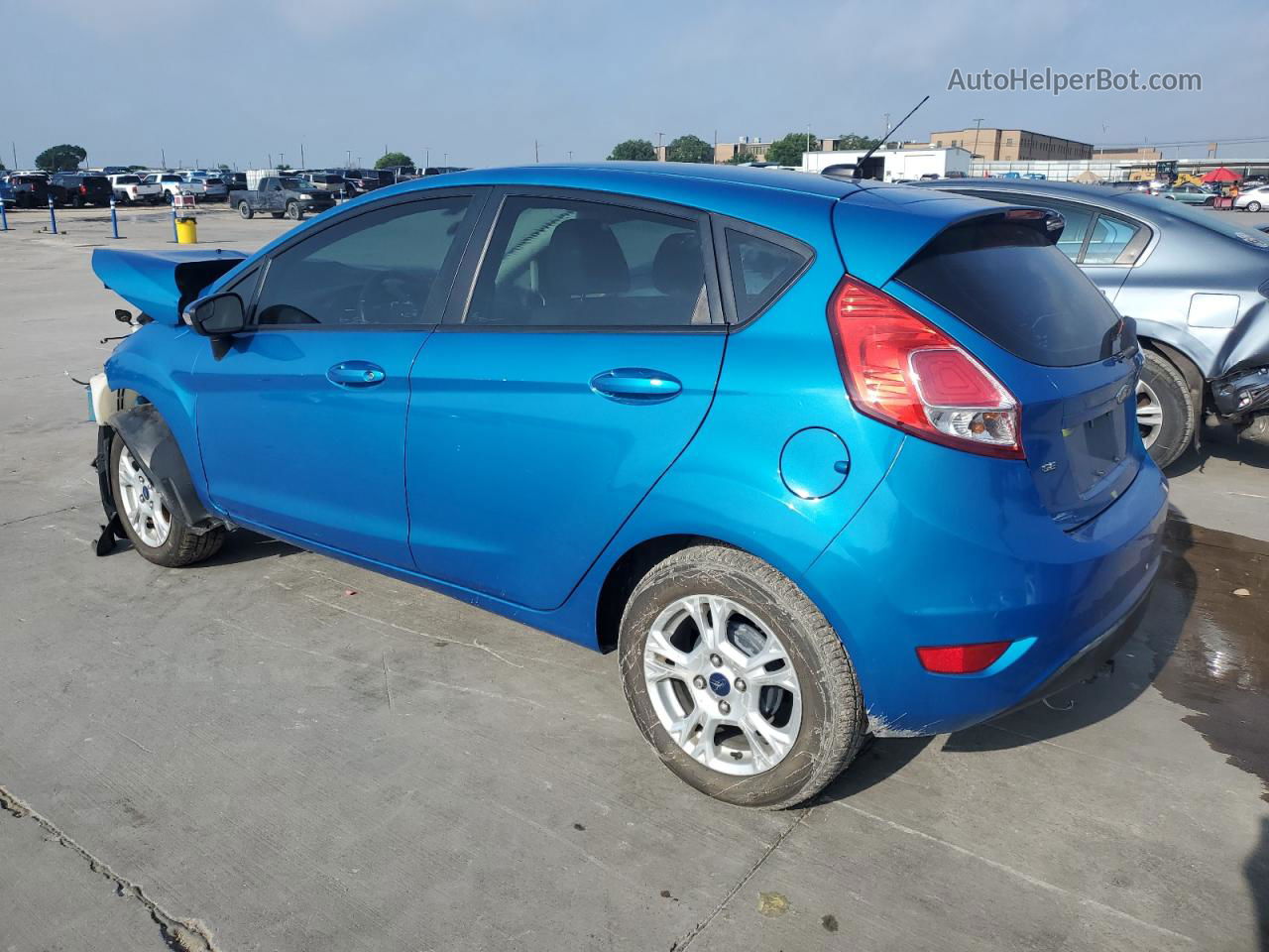 2015 Ford Fiesta Se Blue vin: 3FADP4EJ3FM117895