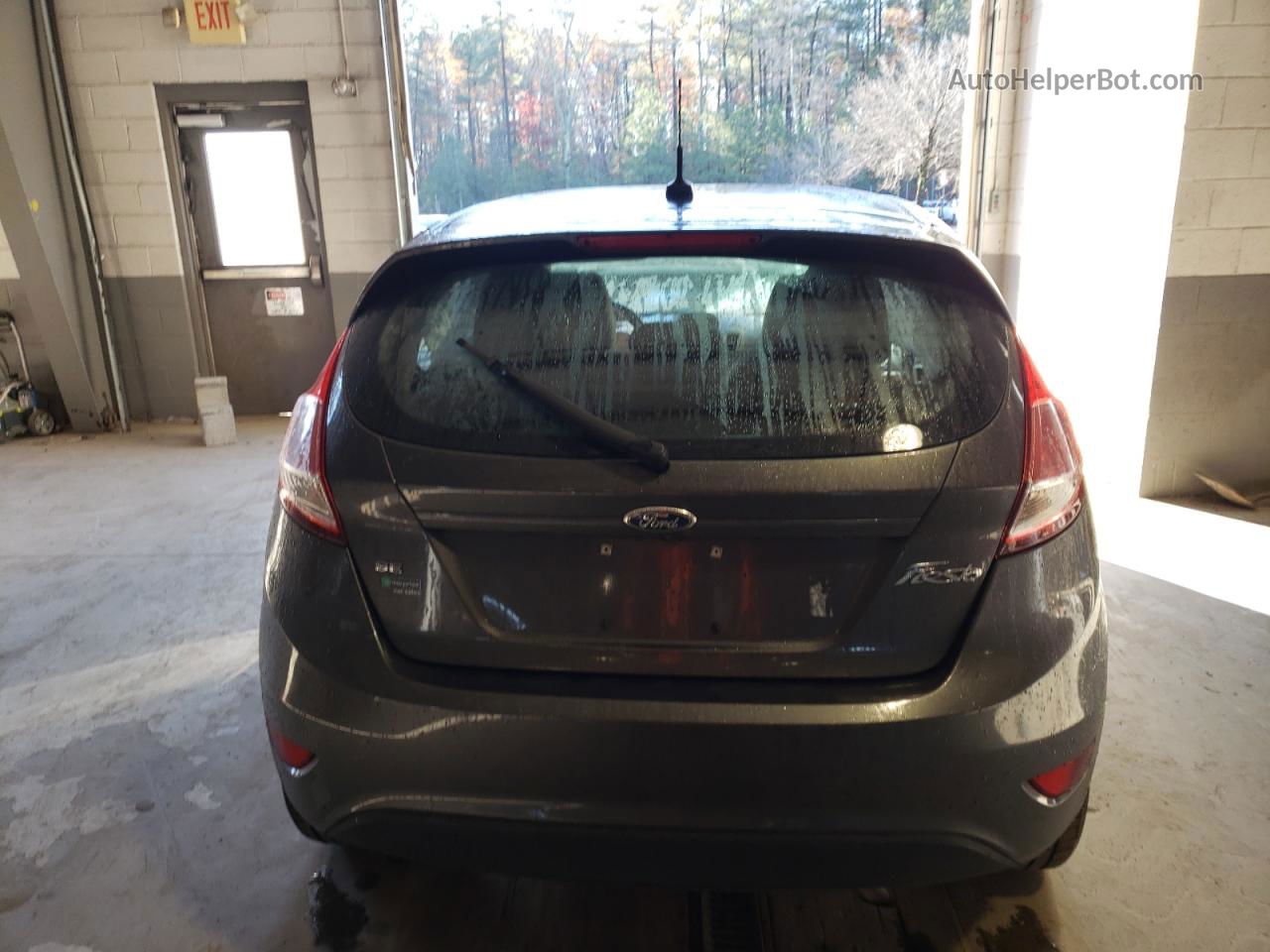 2015 Ford Fiesta Se Gray vin: 3FADP4EJ3FM171469