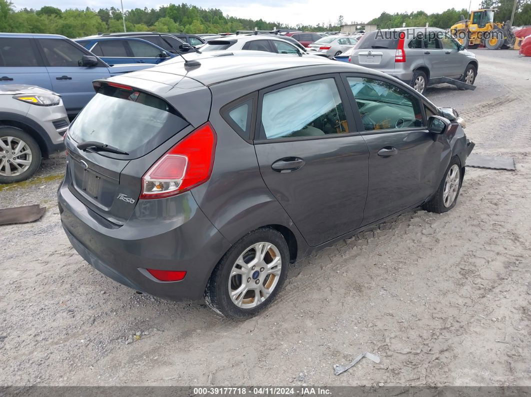 2015 Ford Fiesta Se Gray vin: 3FADP4EJ3FM184481