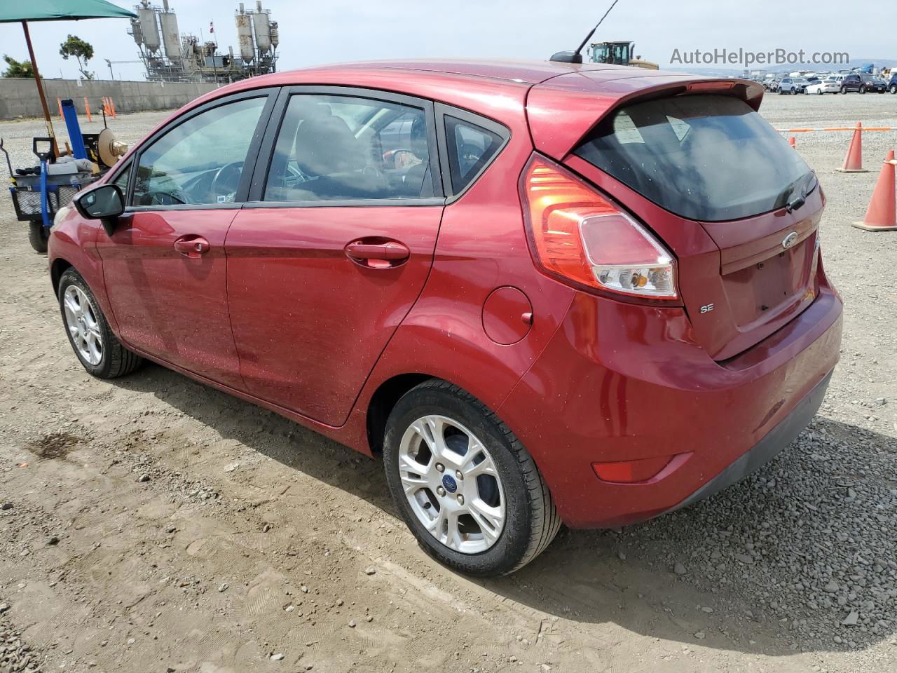 2015 Ford Fiesta Se Burgundy vin: 3FADP4EJ3FM208293