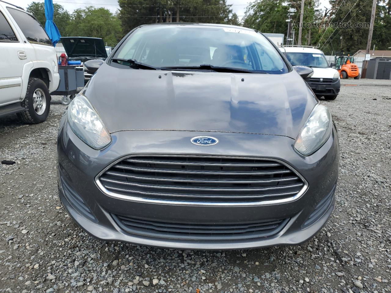 2016 Ford Fiesta Se Gray vin: 3FADP4EJ3GM112889