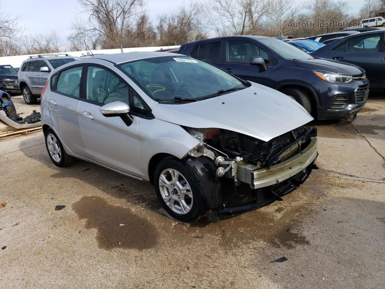 2016 Ford Fiesta Se Silver vin: 3FADP4EJ3GM114772