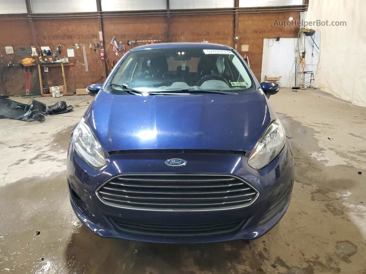 2016 Ford Fiesta Se Синий vin: 3FADP4EJ3GM147383