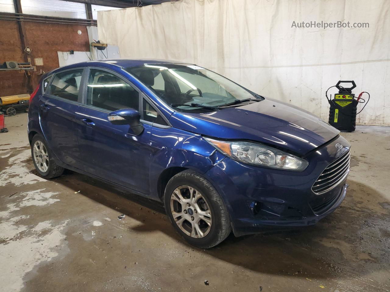 2016 Ford Fiesta Se Синий vin: 3FADP4EJ3GM147383