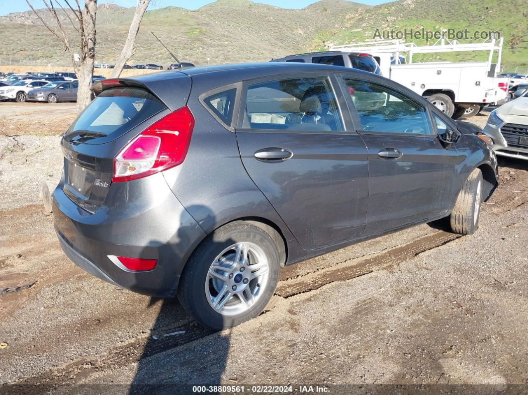 2017 Ford Fiesta Se Gray vin: 3FADP4EJ3HM104857