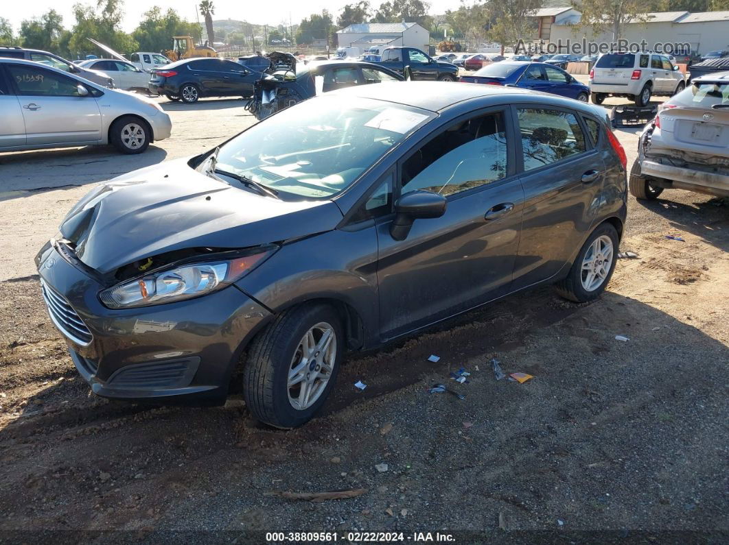 2017 Ford Fiesta Se Gray vin: 3FADP4EJ3HM104857