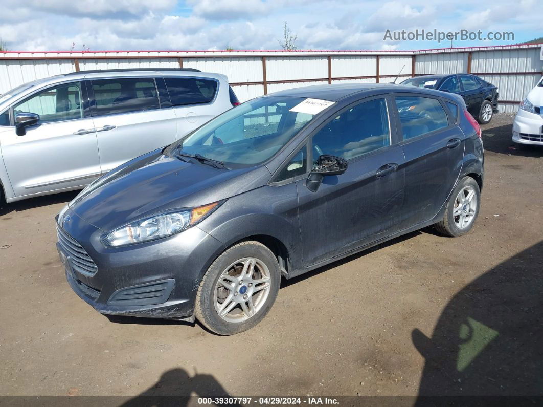 2017 Ford Fiesta Se Gray vin: 3FADP4EJ3HM119312