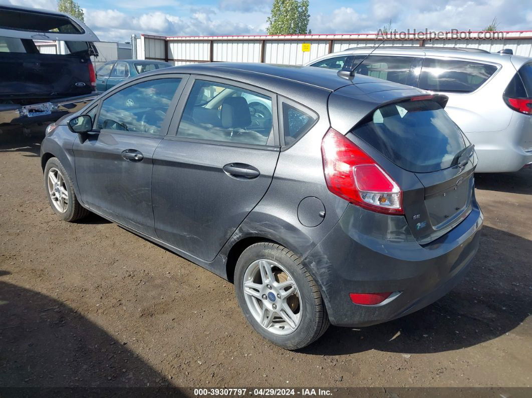 2017 Ford Fiesta Se Gray vin: 3FADP4EJ3HM119312