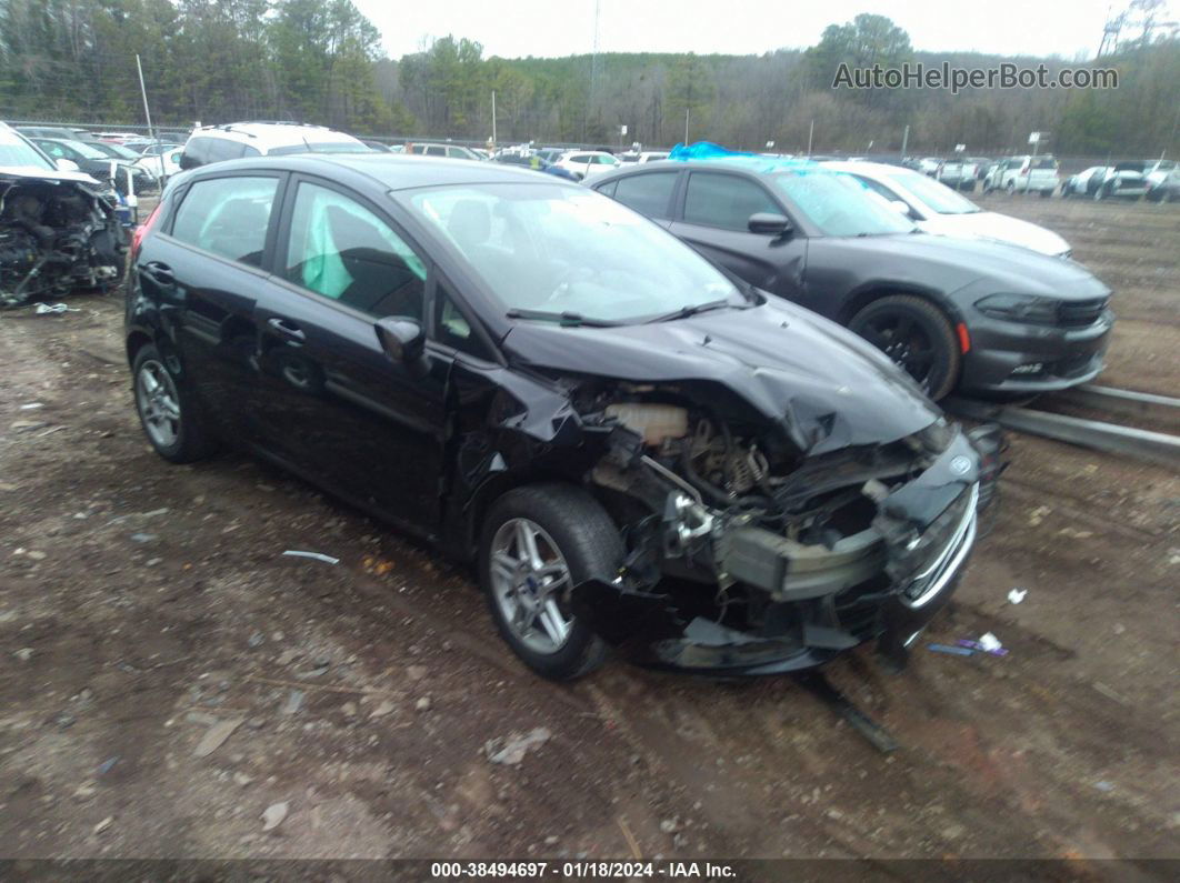 2017 Ford Fiesta Se Black vin: 3FADP4EJ3HM163651