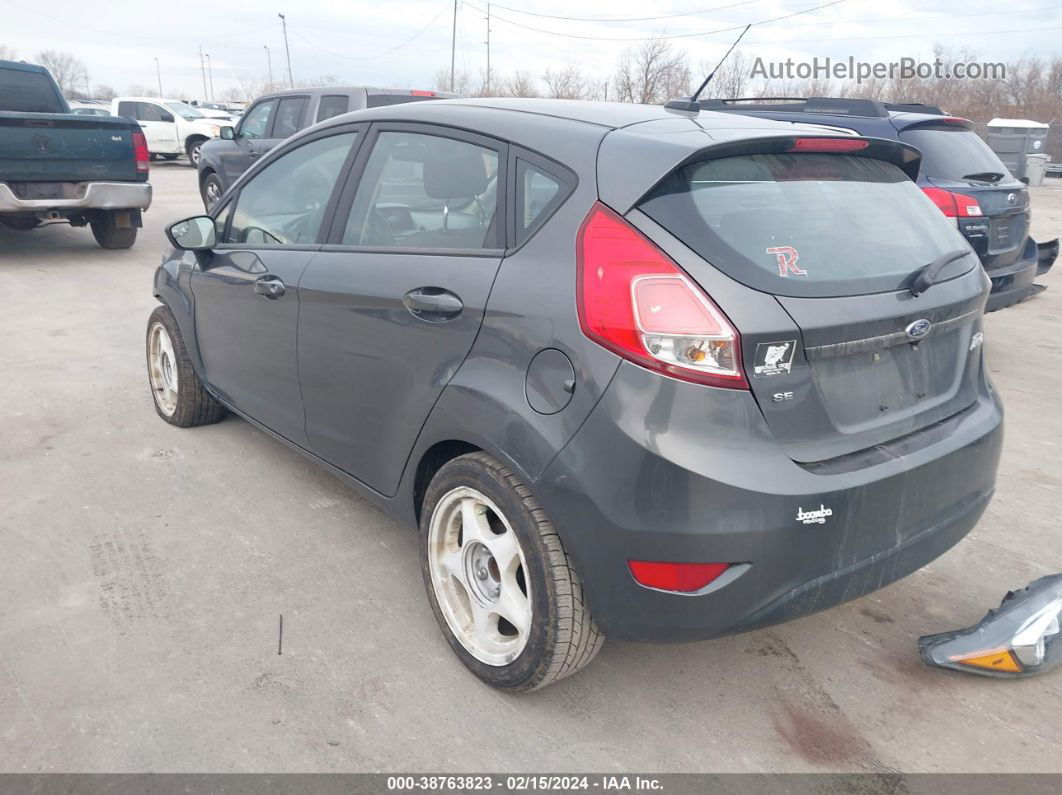 2019 Ford Fiesta Se Gray vin: 3FADP4EJ3KM106860