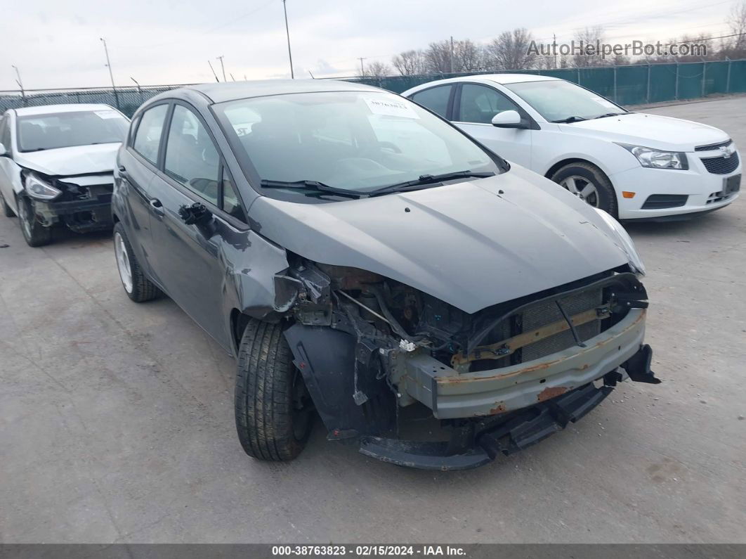 2019 Ford Fiesta Se Gray vin: 3FADP4EJ3KM106860