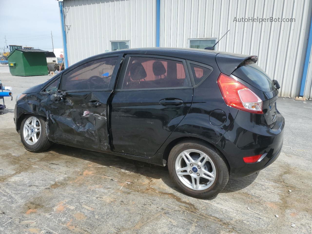 2019 Ford Fiesta Se Black vin: 3FADP4EJ3KM110679