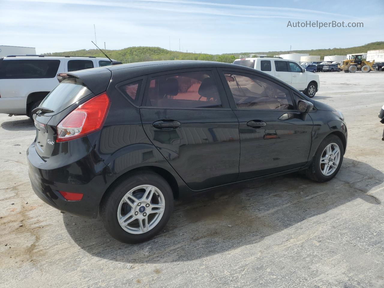 2019 Ford Fiesta Se Black vin: 3FADP4EJ3KM110679