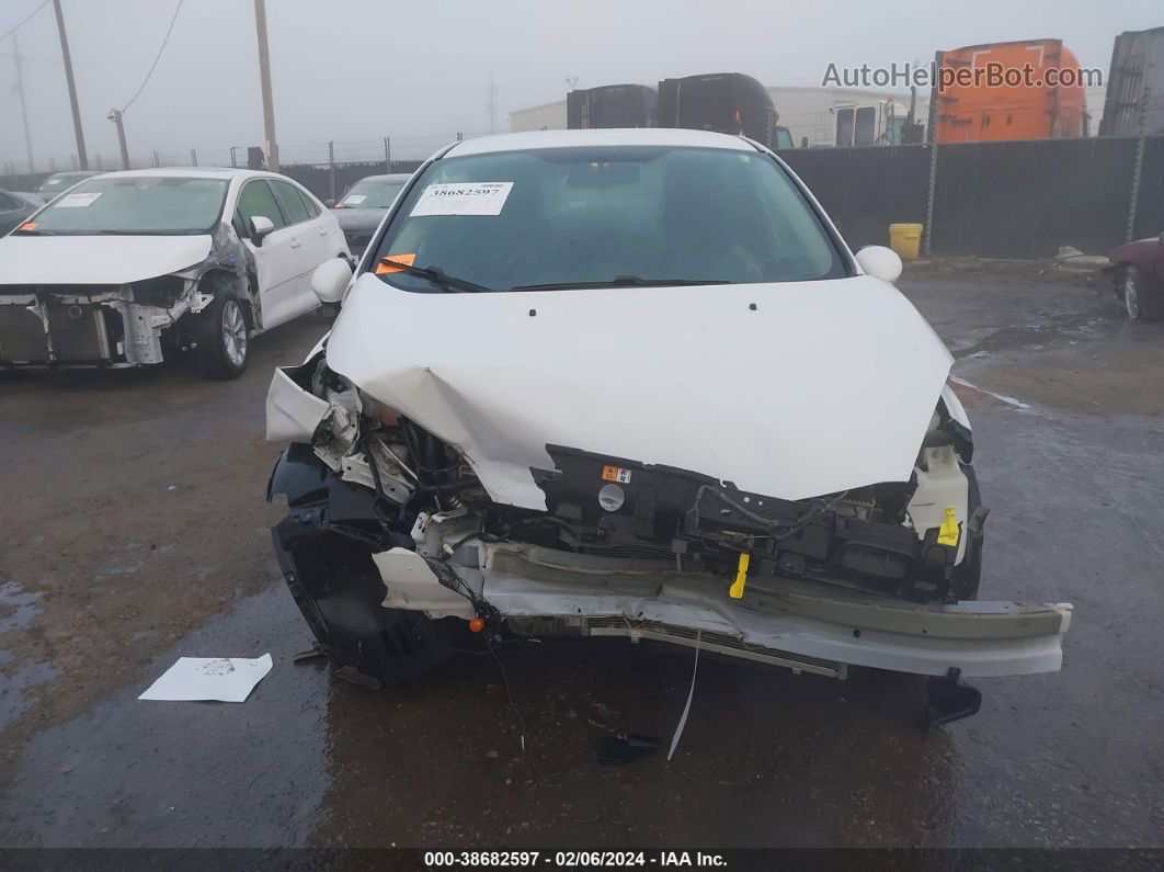 2019 Ford Fiesta Se White vin: 3FADP4EJ3KM127305