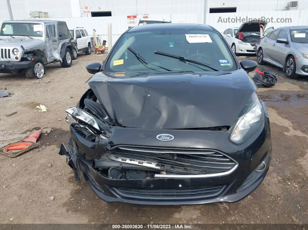 2019 Ford Fiesta Se Черный vin: 3FADP4EJ3KM128082