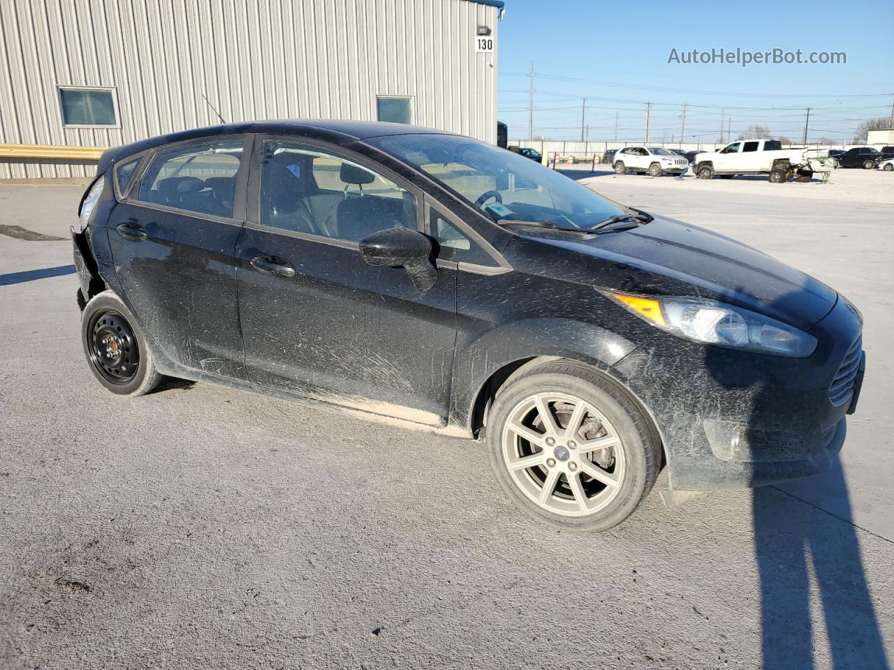 2019 Ford Fiesta Se Black vin: 3FADP4EJ3KM134108