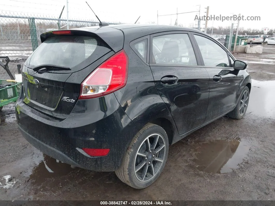 2019 Ford Fiesta Se Black vin: 3FADP4EJ3KM136053
