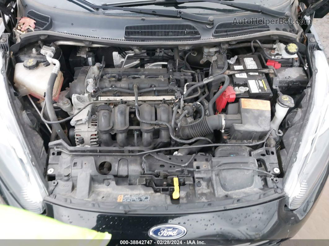 2019 Ford Fiesta Se Black vin: 3FADP4EJ3KM136053