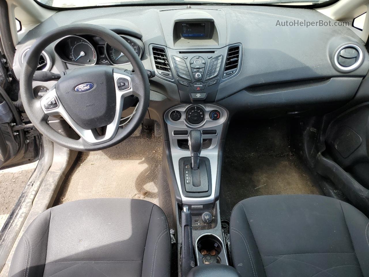 2019 Ford Fiesta Se Черный vin: 3FADP4EJ3KM142743