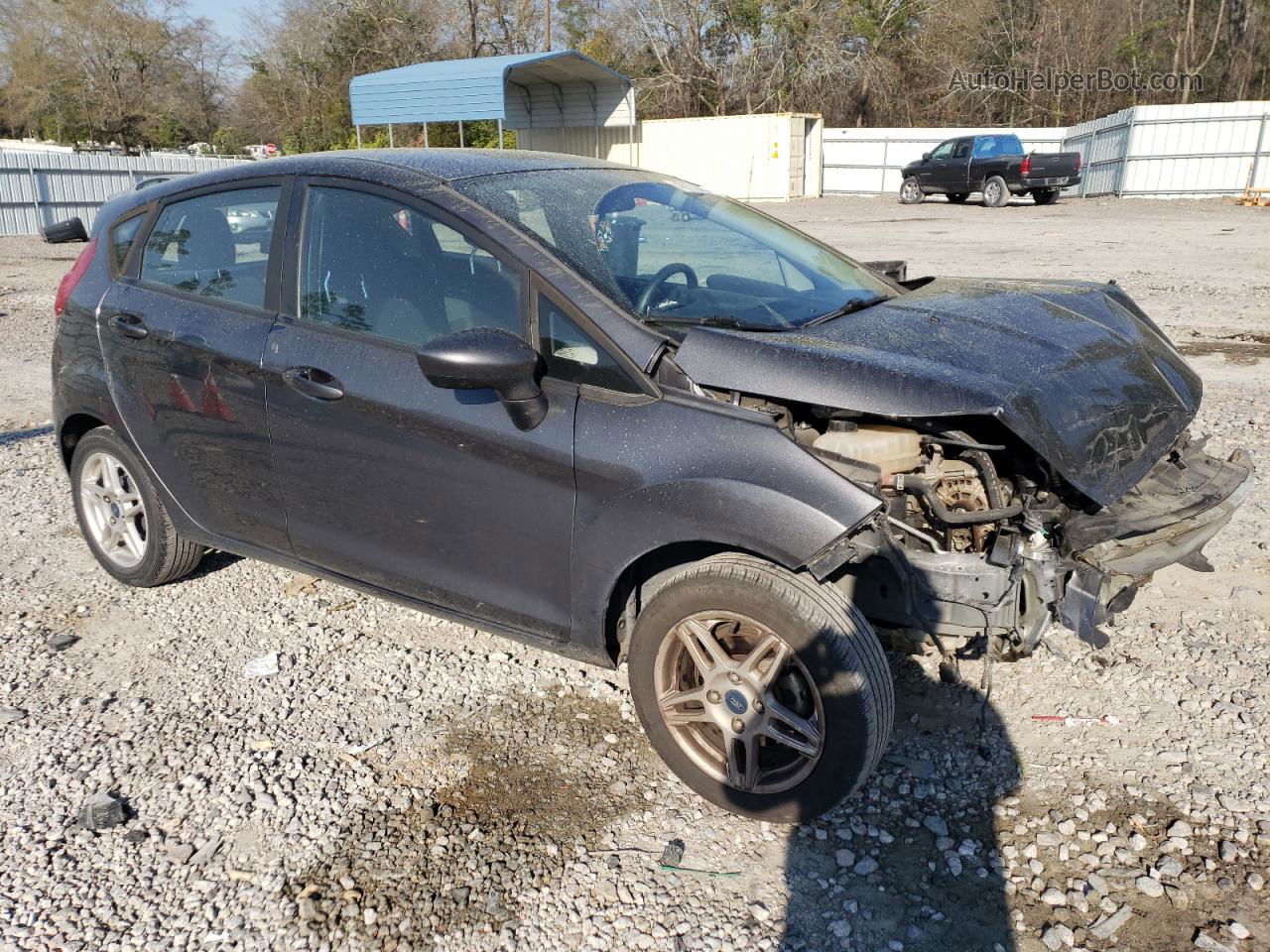 2019 Ford Fiesta Se Угольный vin: 3FADP4EJ3KM156240