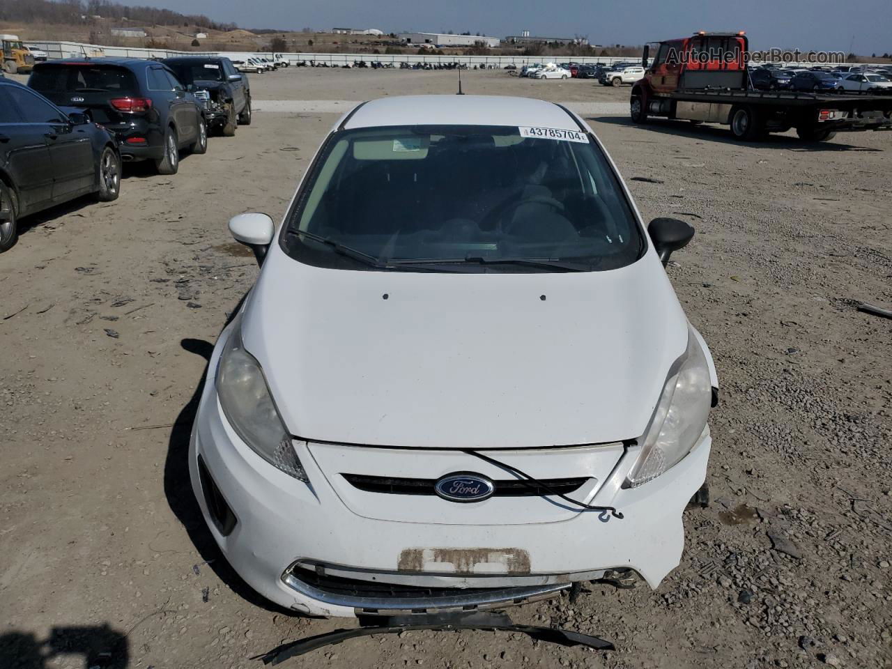 2011 Ford Fiesta Se White vin: 3FADP4EJ4BM156795