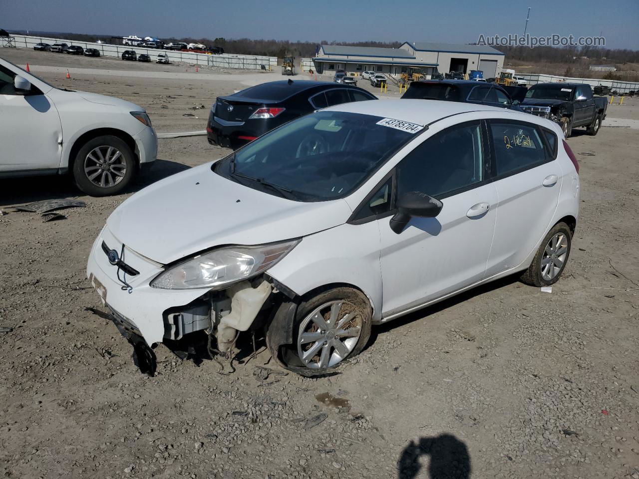 2011 Ford Fiesta Se White vin: 3FADP4EJ4BM156795