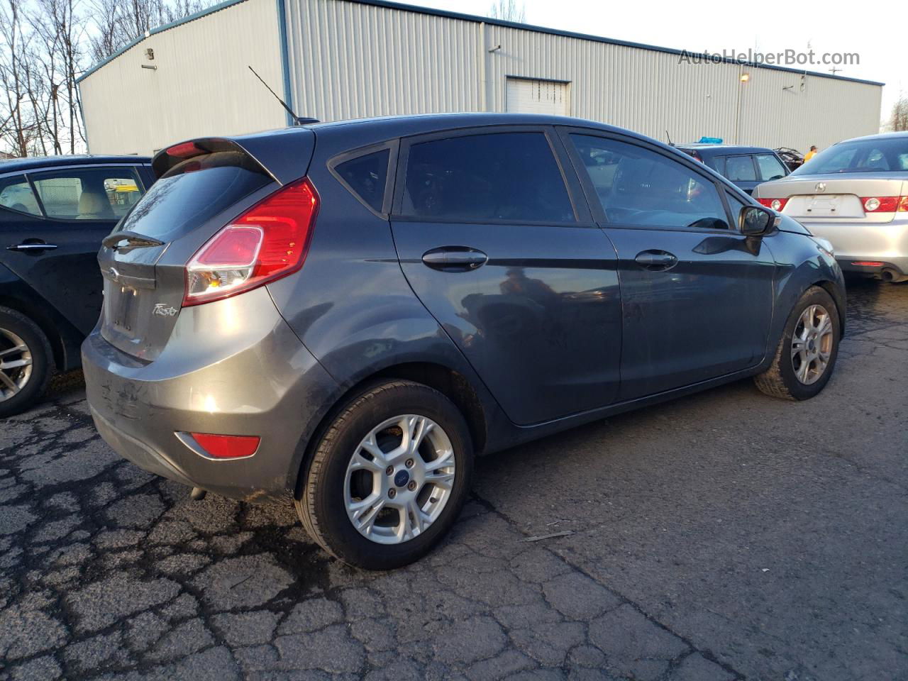 2016 Ford Fiesta Se Gray vin: 3FADP4EJ4GM105207