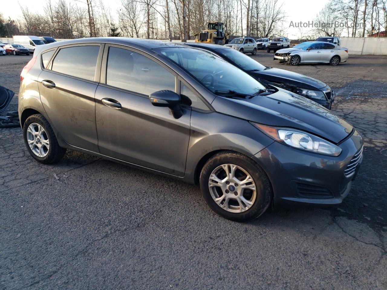 2016 Ford Fiesta Se Gray vin: 3FADP4EJ4GM105207