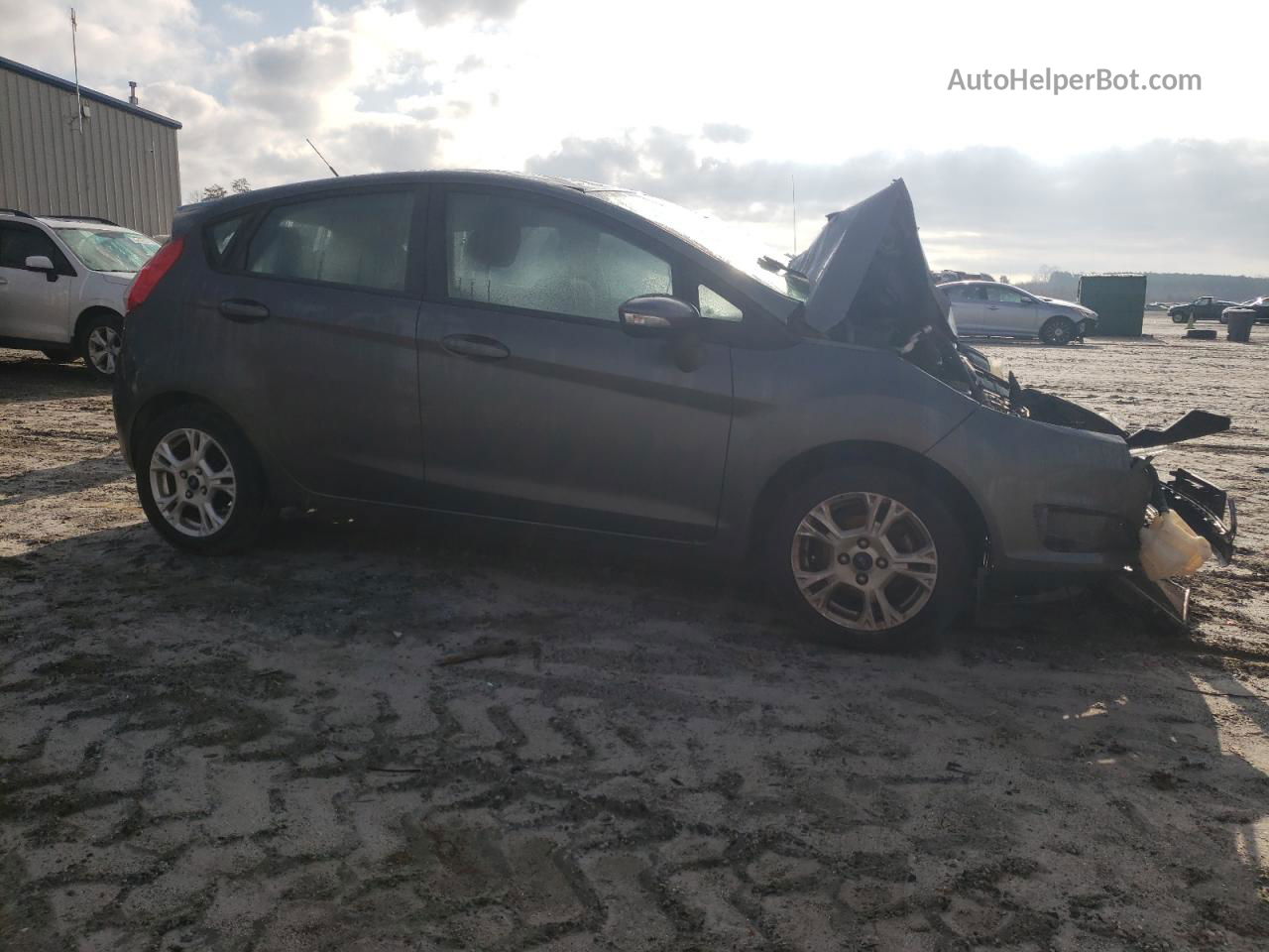 2016 Ford Fiesta Se Gray vin: 3FADP4EJ4GM126655