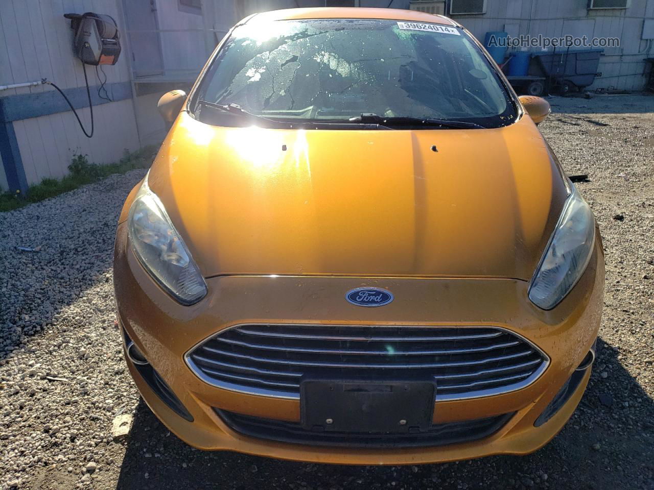 2016 Ford Fiesta Se Orange vin: 3FADP4EJ4GM158005