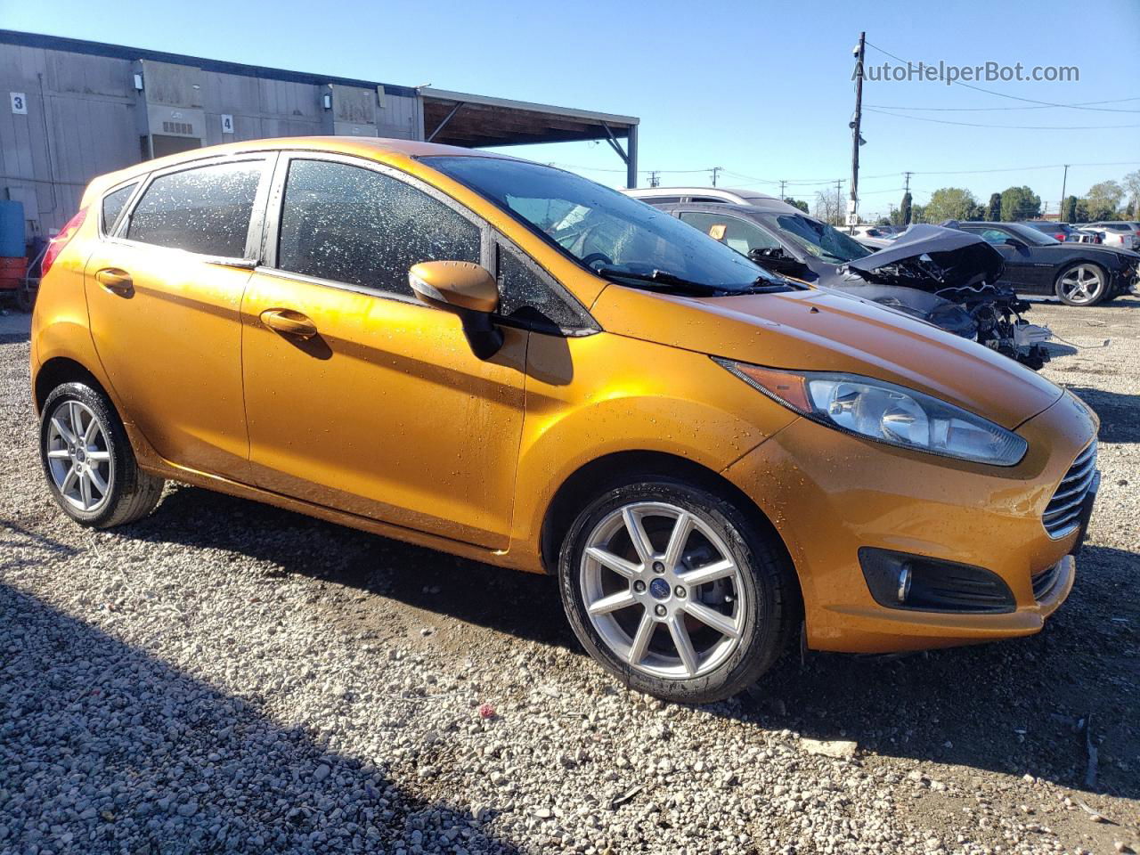 2016 Ford Fiesta Se Оранжевый vin: 3FADP4EJ4GM158005