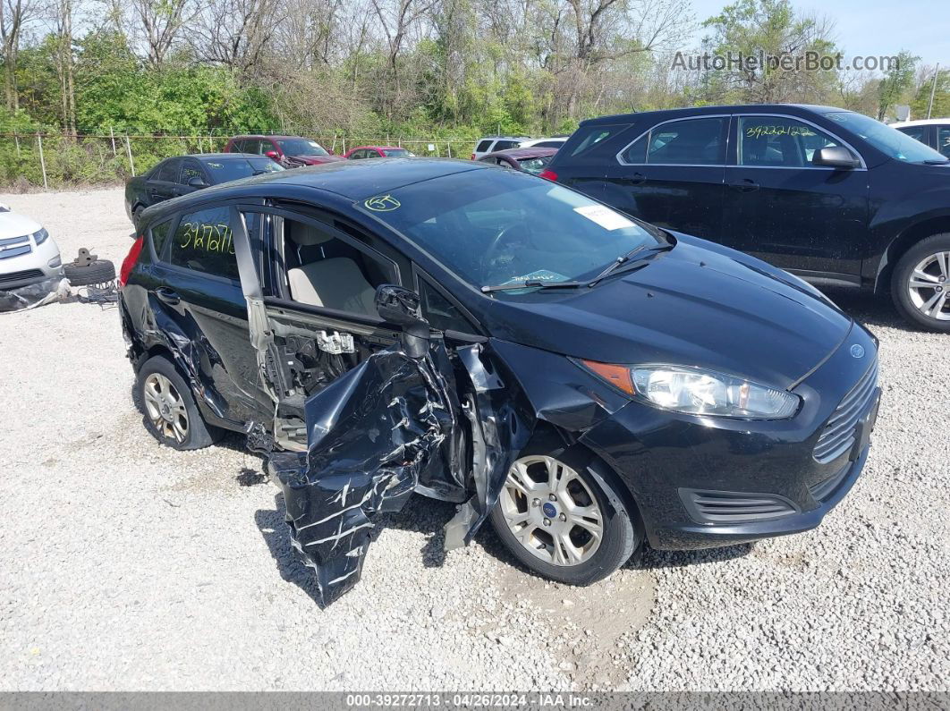 2016 Ford Fiesta Se Черный vin: 3FADP4EJ4GM184765