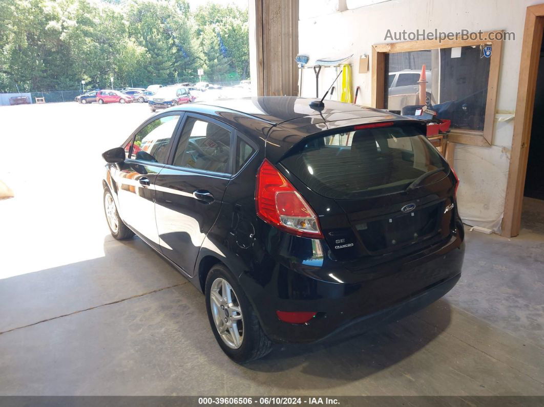 2017 Ford Fiesta Se Black vin: 3FADP4EJ4HM134773