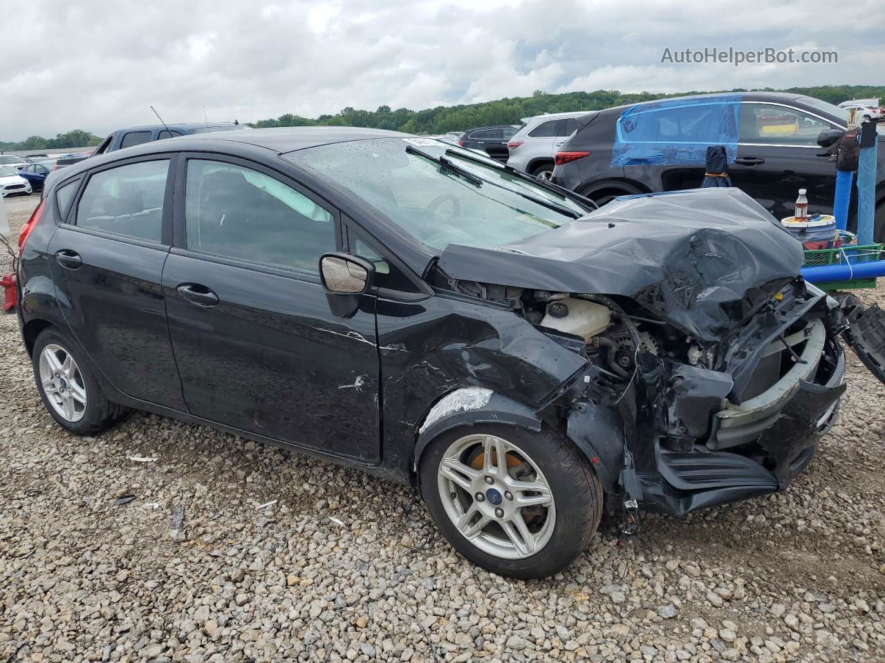 2017 Ford Fiesta Se Black vin: 3FADP4EJ4HM163237