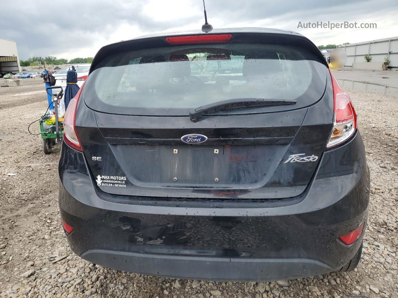 2017 Ford Fiesta Se Black vin: 3FADP4EJ4HM163237