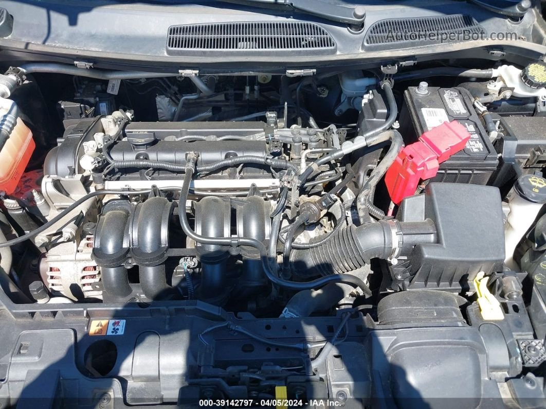 2019 Ford Fiesta Se Черный vin: 3FADP4EJ4KM111257