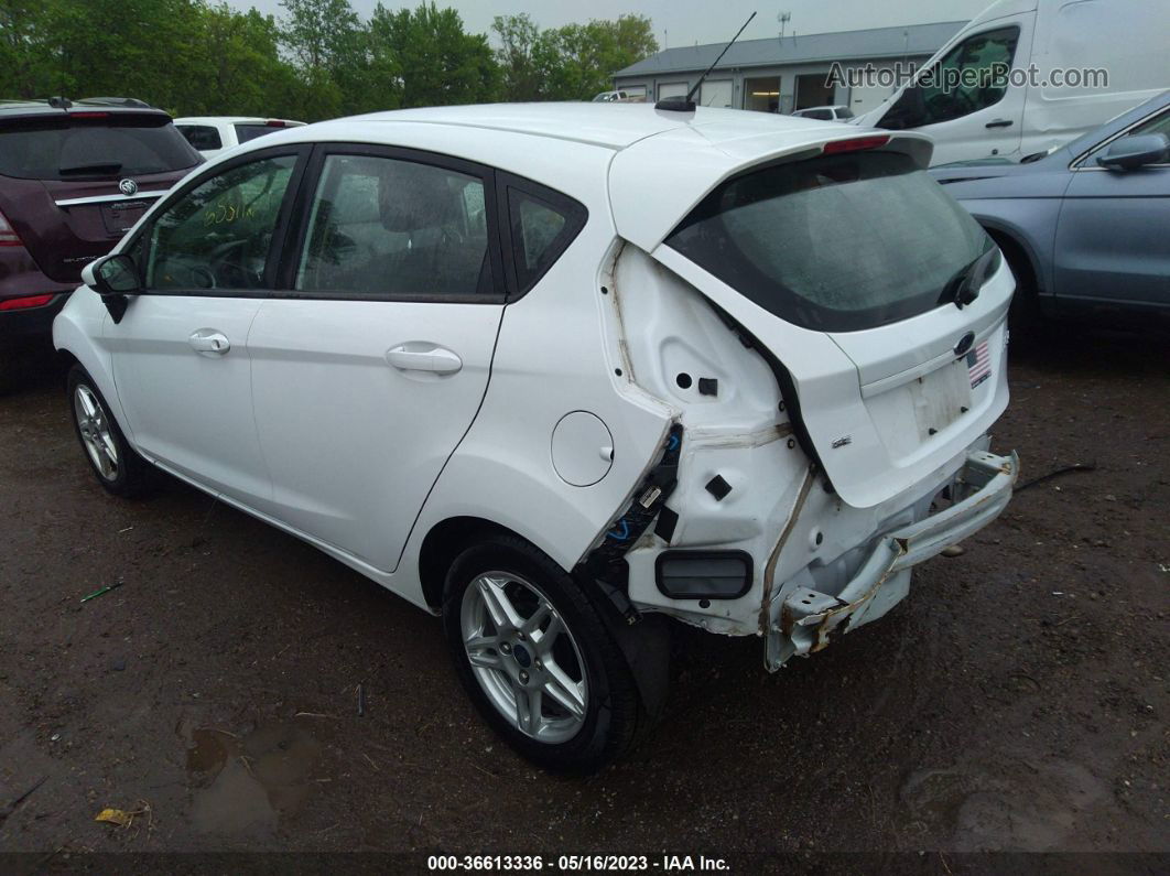 2019 Ford Fiesta Se White vin: 3FADP4EJ4KM118872