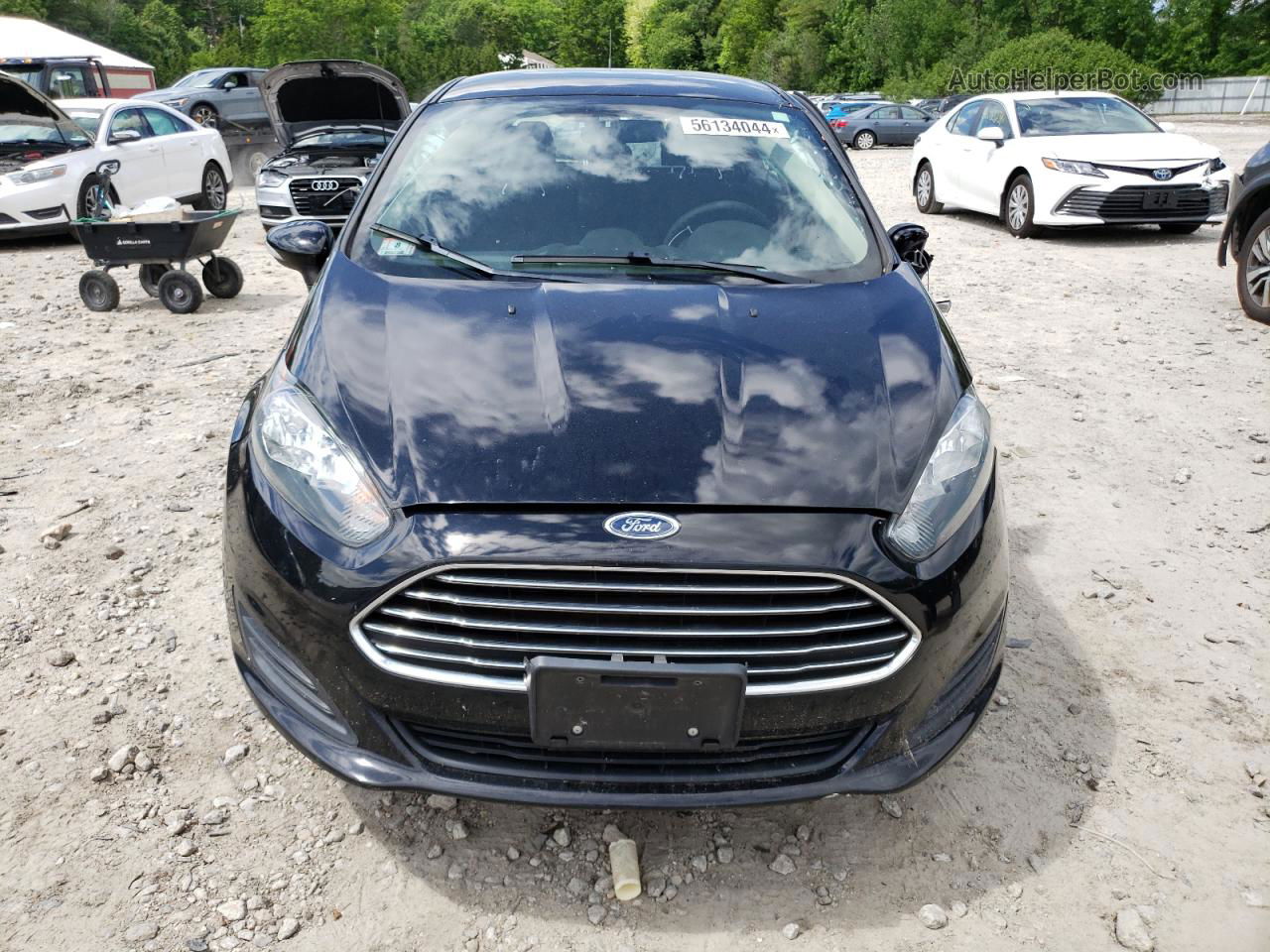 2019 Ford Fiesta Se Черный vin: 3FADP4EJ4KM119102