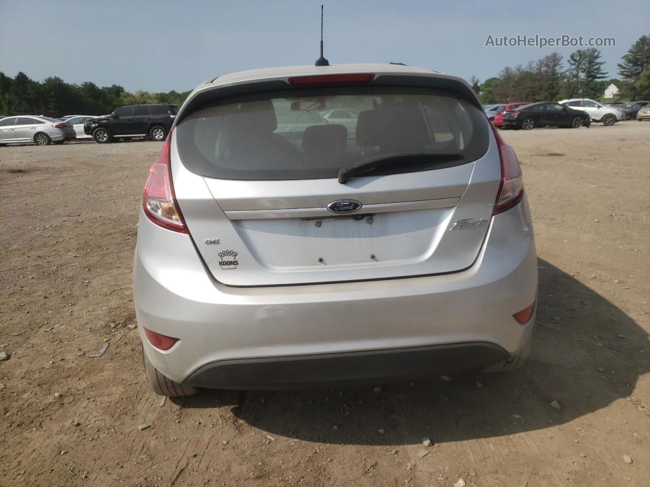 2019 Ford Fiesta Se Серебряный vin: 3FADP4EJ4KM126258