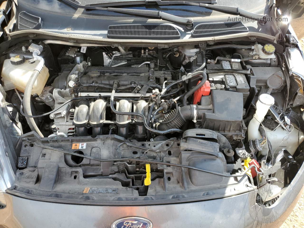 2019 Ford Fiesta Se Серый vin: 3FADP4EJ4KM143660