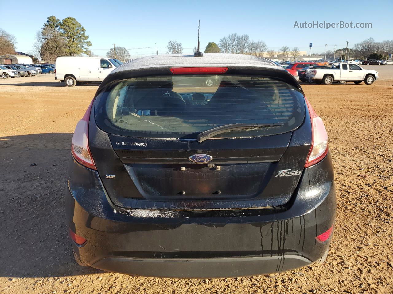 2019 Ford Fiesta Se Black vin: 3FADP4EJ4KM160720