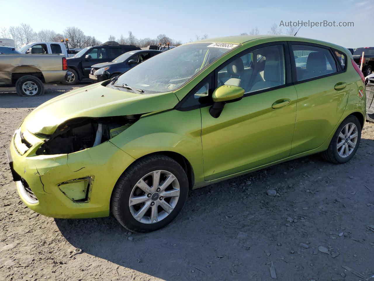 2011 Ford Fiesta Se Зеленый vin: 3FADP4EJ5BM156272