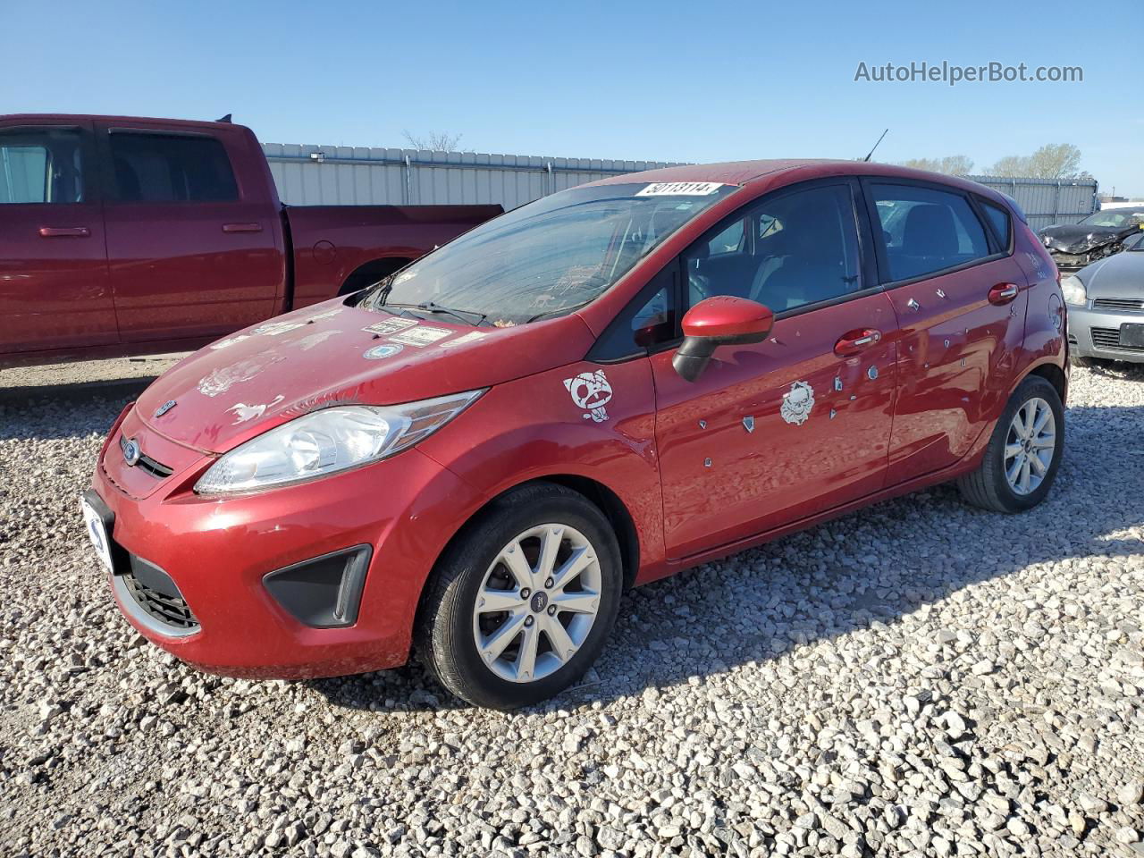 2011 Ford Fiesta Se Red vin: 3FADP4EJ5BM216700