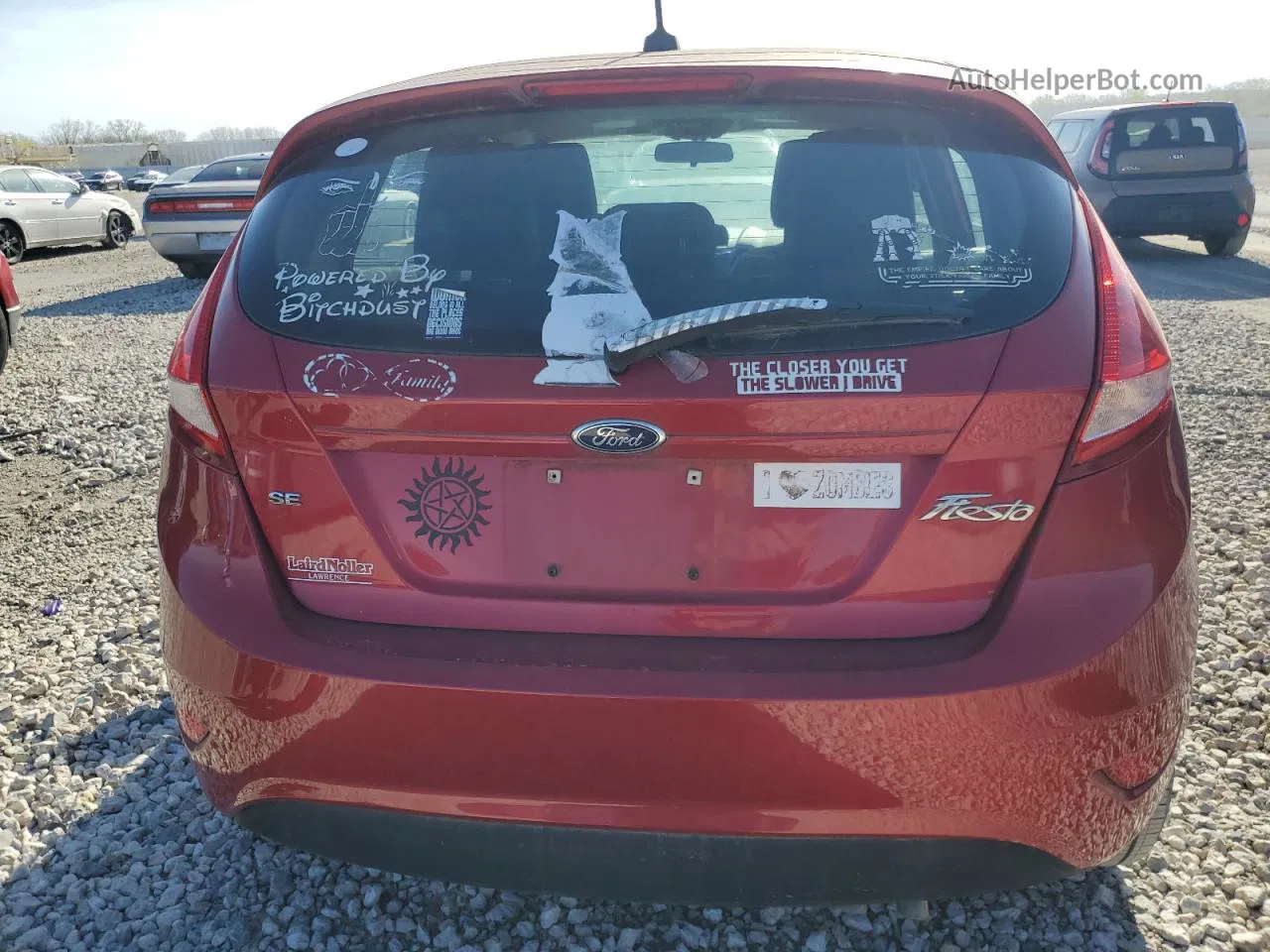 2011 Ford Fiesta Se Red vin: 3FADP4EJ5BM216700