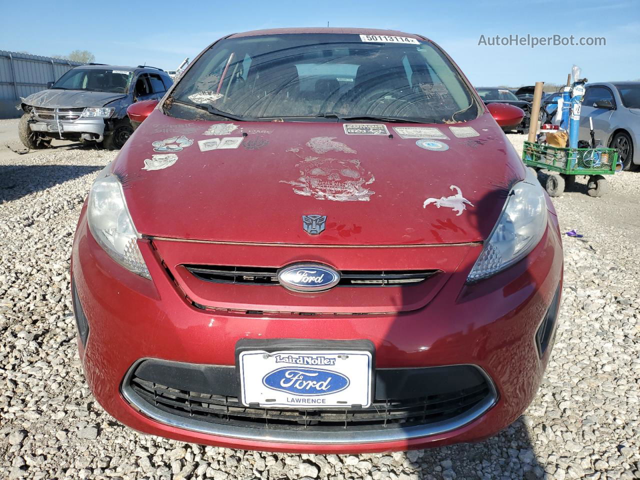 2011 Ford Fiesta Se Red vin: 3FADP4EJ5BM216700