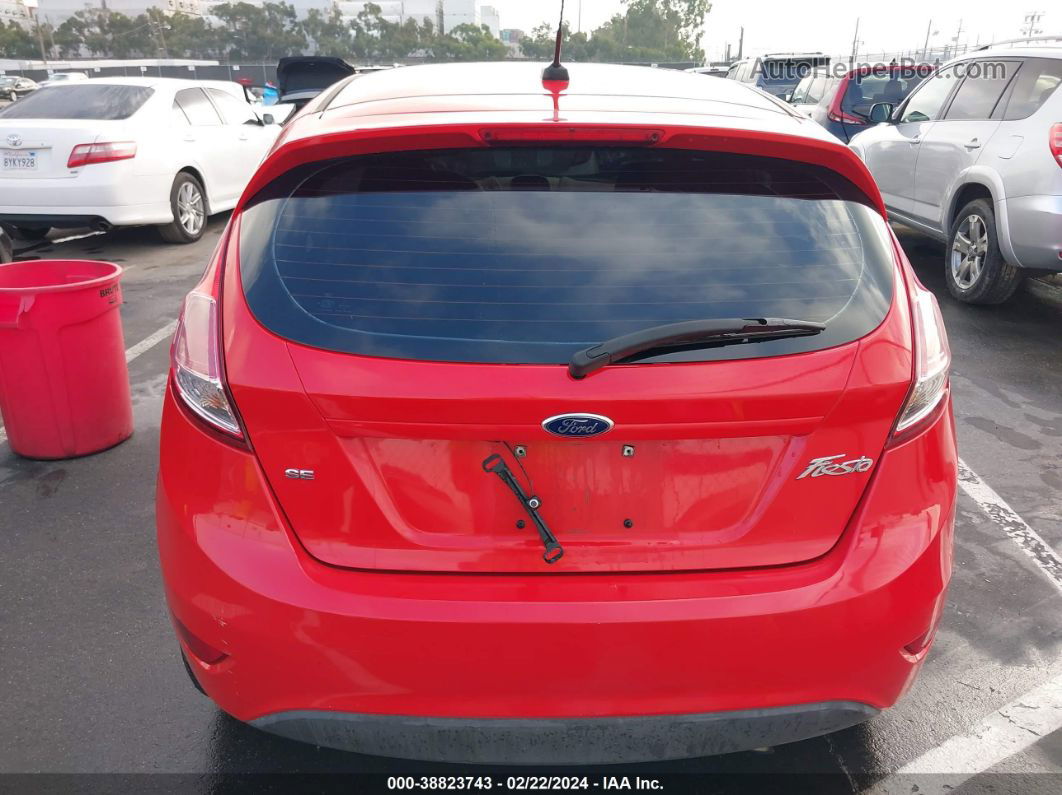 2015 Ford Fiesta Se Red vin: 3FADP4EJ5FM111192