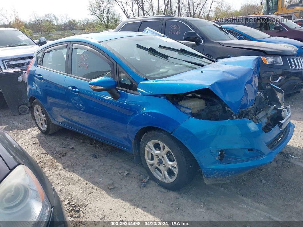 2015 Ford Fiesta Se Blue vin: 3FADP4EJ5FM220459