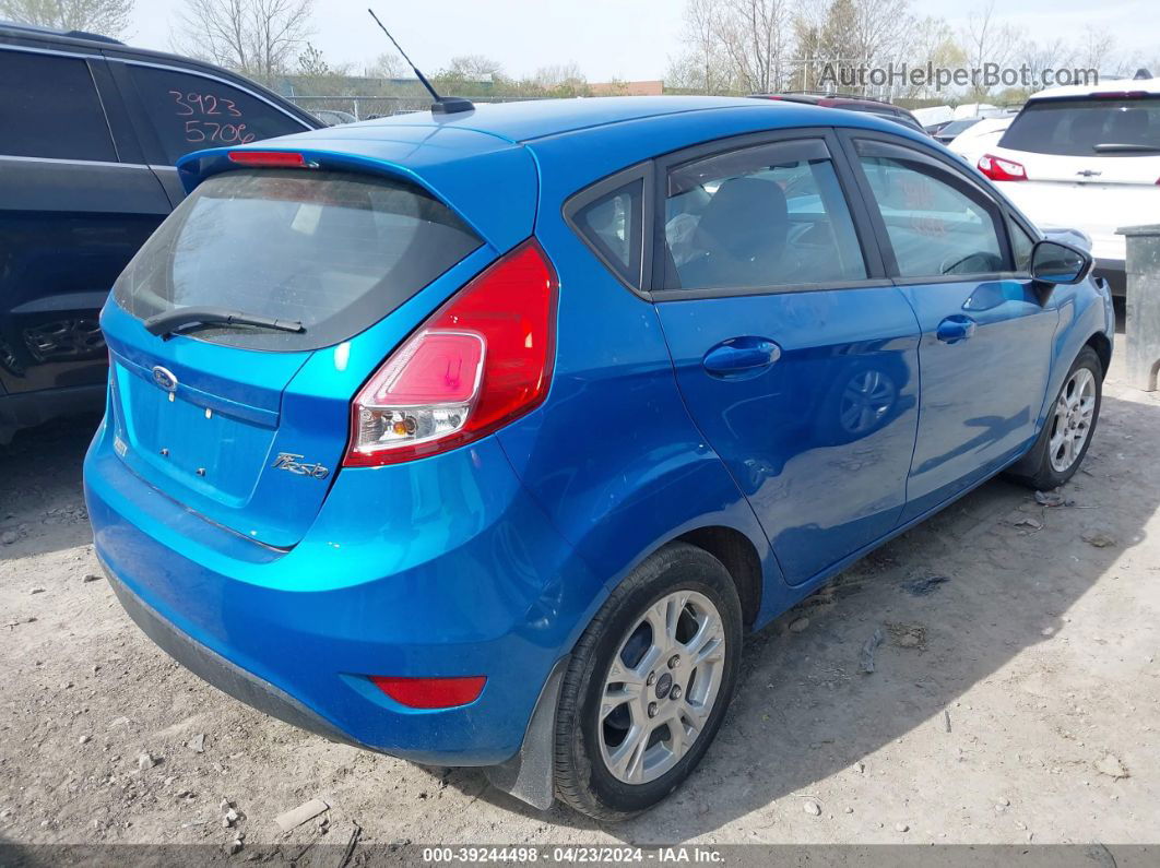 2015 Ford Fiesta Se Синий vin: 3FADP4EJ5FM220459