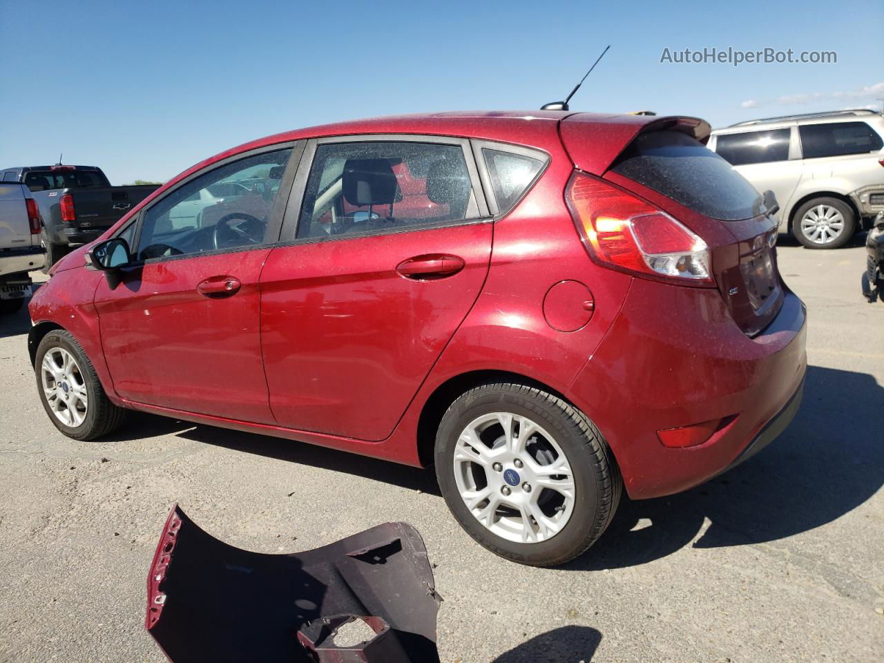 2015 Ford Fiesta Se Red vin: 3FADP4EJ5FM225760